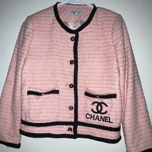 Vintage Chanel  Embroidered Tweed Jacket